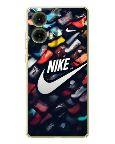 Чехол для Motorola MOTO G85 с картинкой «Коллекция кроссовок Nike» Чехол для Motorola MOTO G85 с картинкой «Коллекция кроссовок Nike»