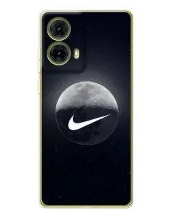 Чехол для Motorola MOTO G85 с картинкой «Nike в стиле граффити»