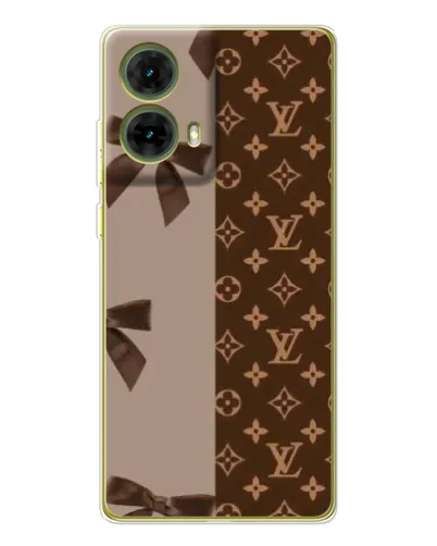 Чехол для Motorola MOTO G85 с картинкой «Louis Vuitton — банты» Чехол для Motorola MOTO G85 с картинкой «Louis Vuitton — банты»