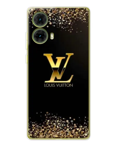 Чехол для Motorola MOTO G85 с картинкой «LV — золотые искры» Чехол для Motorola MOTO G85 с картинкой «LV — золотые искры»