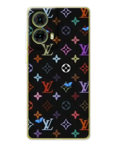 Чехол для Motorola MOTO G85 с картинкой «Цветная монограмма LV» Чехол для Motorola MOTO G85 с картинкой «Цветная монограмма LV»