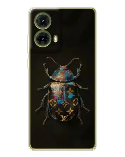 Чехол для Motorola MOTO G85 с картинкой «LV — мраморный принт» Чехол для Motorola MOTO G85 с картинкой «LV — мраморный принт»