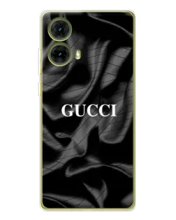 Чехол для Motorola MOTO G85 с картинкой «Gucci — шелковые волны»