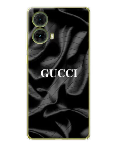 Чехол для Motorola MOTO G85 с картинкой «Gucci — шелковые волны»