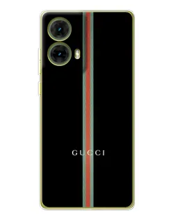 Чехол для Motorola MOTO G85 с картинкой «Gucci — строгая линия»