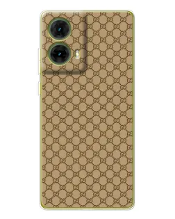 Чехол для Motorola MOTO G85 с картинкой «Gucci — классический беж»