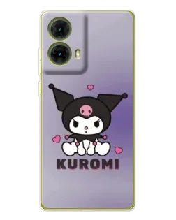 Чехол для Motorola MOTO G85 с картинкой «Kuromi — фиолетовый арт»