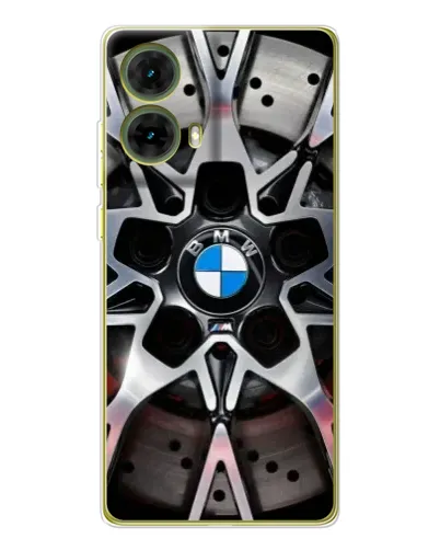 Чехол для Motorola MOTO G85 с картинкой «BMW — деталь диска» Чехол для Motorola MOTO G85 с картинкой «BMW — деталь диска»