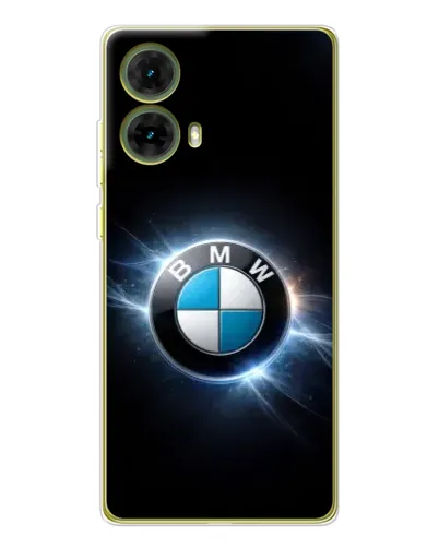 Чехол для Motorola MOTO G85 с картинкой «BMW — неоновое сияние» Чехол для Motorola MOTO G85 с картинкой «BMW — неоновое сияние»