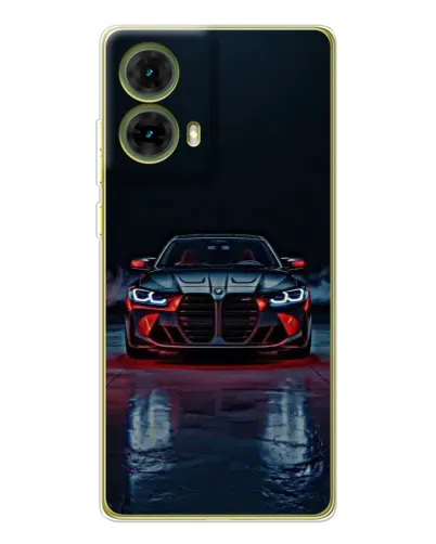 Чехол для Motorola MOTO G85 с картинкой «BMW на мокрой дороге» Чехол для Motorola MOTO G85 с картинкой «BMW на мокрой дороге»
