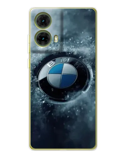Чехол для Motorola MOTO G85 с картинкой «Логотип BMW — лед» Чехол для Motorola MOTO G85 с картинкой «Логотип BMW — лед»