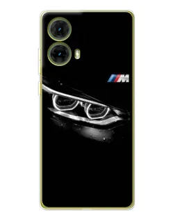 Чехол для Motorola MOTO G85 с картинкой «BMW — взгляд тигра»