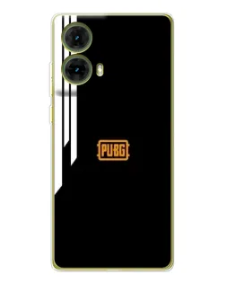 Чехол для Motorola MOTO G85 с картинкой «PUBG — вертикальные линии»