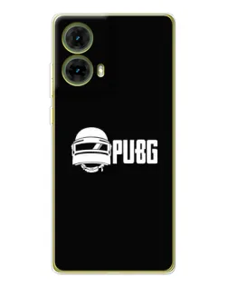 Чехол для Motorola MOTO G85 с картинкой «PUBG — классический лого»
