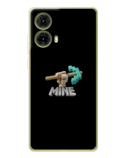 Чехол для Motorola MOTO G85 с картинкой «Алмазная кирка» Чехол для Motorola MOTO G85 с картинкой «Алмазная кирка»