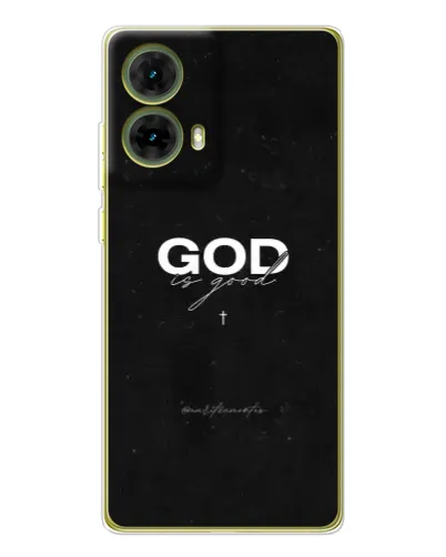 Чехол для Motorola MOTO G85 с картинкой «GOD — Бог над всем»