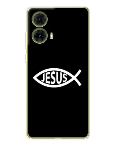 Чехол для Motorola MOTO G85 с картинкой «Классический Jesus»