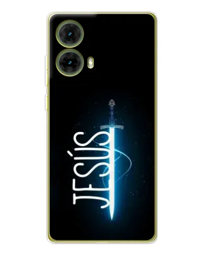 Чехол для Motorola MOTO G85 с картинкой «Меч Духа Jesus»
