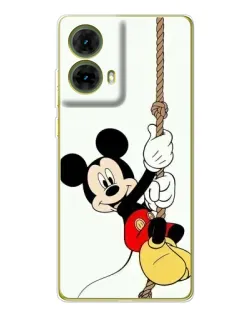 Чехол для Motorola MOTO G85 с картинкой «Mickey на канате»