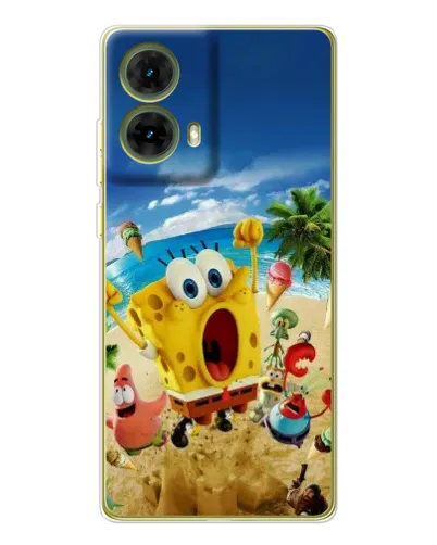 Чехол для Motorola MOTO G85 с картинкой «Развлечения на пляже»