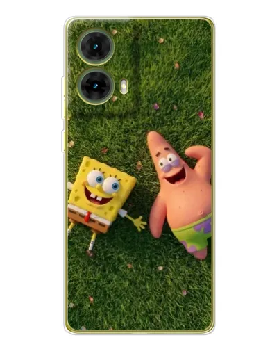 Чехол для Motorola MOTO G85 с картинкой «Друзья на лужайке» Чехол для Motorola MOTO G85 с картинкой «Друзья на лужайке»