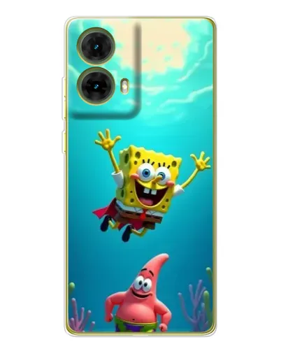 Чехол для Motorola MOTO G85 с картинкой «Спанч Боб под водой» Чехол для Motorola MOTO G85 с картинкой «Спанч Боб под водой»