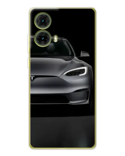 Чехол для Motorola MOTO G85 с картинкой «Tesla Model S Look»