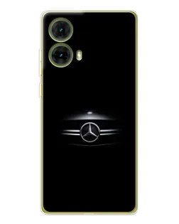 Чехол для Motorola MOTO G85 с картинкой «Mercedes — абстрактные линии»