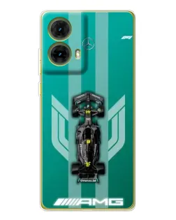 Чехол для Motorola MOTO G85 с картинкой «Mercedes AMG Petronas»