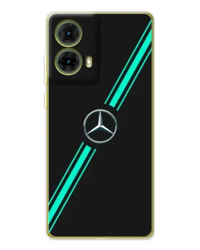 Чехол для Motorola MOTO G85 с картинкой «Спортивные линии Mercedes» Чехол для Motorola MOTO G85 с картинкой «Спортивные линии Mercedes»
