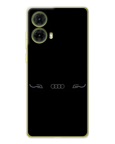 Чехол для Motorola MOTO G85 с картинкой «Audi — световой подпись»