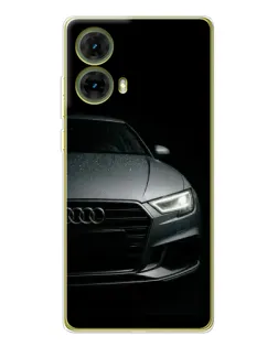 Чехол для Motorola MOTO G85 с картинкой «Audi — детализация кузова»
