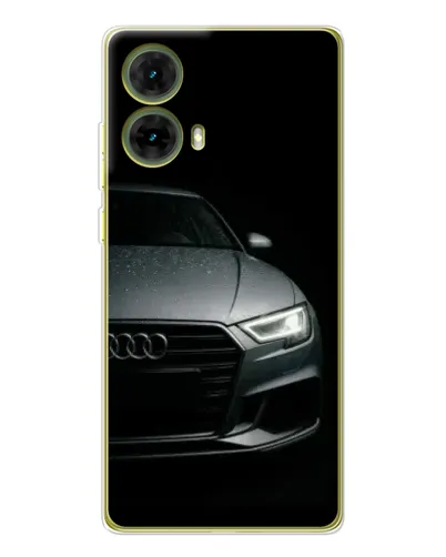 Чехол для Motorola MOTO G85 с картинкой «Audi — детализация кузова»