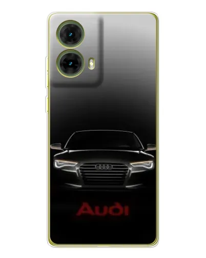 Чехол для Motorola MOTO G85 с картинкой «Audi — градиентный контур»