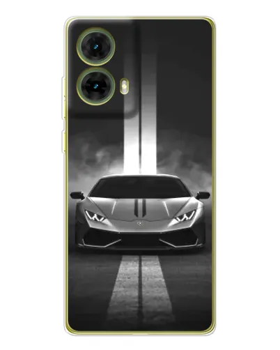 Чехол для Motorola MOTO G85 с картинкой «Lamborghini симметрия дорог» Чехол для Motorola MOTO G85 с картинкой «Lamborghini симметрия дорог»