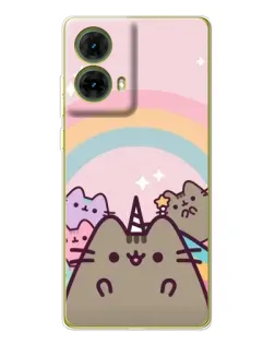 Чехол для Motorola MOTO G85 с картинкой «Единорог Pusheen» Чехол для Motorola MOTO G85 с картинкой «Единорог Pusheen»