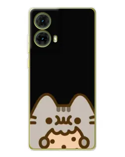 Чехол для Motorola MOTO G85 с картинкой «Пушин на черном» Чехол для Motorola MOTO G85 с картинкой «Пушин на черном»