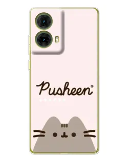 Чехол для Motorola MOTO G85 с картинкой «Pusheen логотип» Чехол для Motorola MOTO G85 с картинкой «Pusheen логотип»