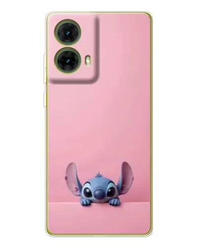 Чехол для Motorola MOTO G85 с картинкой «Stitch выглядывает»