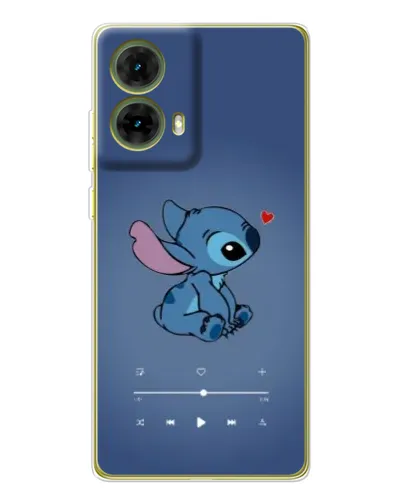 Чехол для Motorola MOTO G85 с картинкой «Музыкальный Stitch»