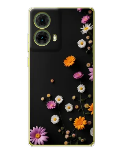 Чехол для Motorola MOTO G85 с картинкой «Цветочная композиция»