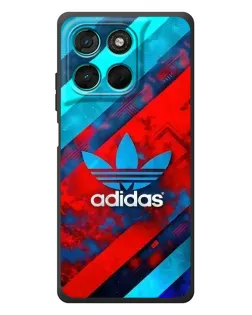 Чехол для Motorola MOTO G86 Power с картинкой «Абстракция Adidas»