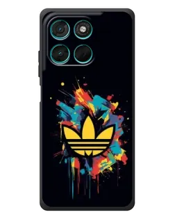 Чехол для Motorola MOTO G86 Power с картинкой «Adidas Splash»