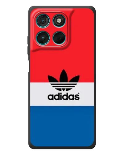 Чехол для Motorola MOTO G86 Power с картинкой «Ретро блоки Adidas»