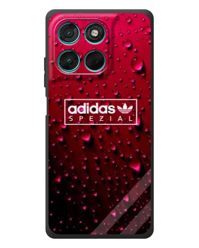 Чехол для Motorola MOTO G86 Power с картинкой «Adidas Gold Marble»