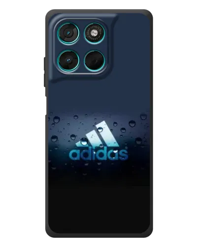 Чехол для Motorola MOTO G86 Power с картинкой «Adidas Water Drops»