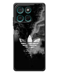 Чехол для Motorola MOTO G86 Power с картинкой «Абстрактный дым Adidas»