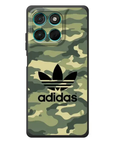 Чехол для Motorola MOTO G86 Power с картинкой «Милитари стиль Adidas»