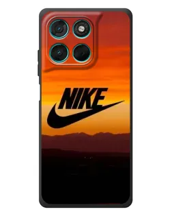 Чехол для Motorola MOTO G86 Power с картинкой «Nike — вечерний горизонт»