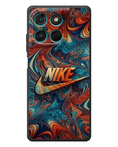 Чехол для Motorola MOTO G86 Power с картинкой «Nike в абстракции»